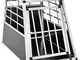 Tectake singolo trasporto Dog Crate box per cani XXL 65 x 90 x 69,5 cm