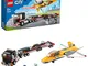 LEGO City Trasportatore di Jet Acrobatico, Playset Giocattolo con Camion Articolato e Aere...