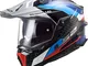 LS2, casco cross moto Explorer Frontier black blue 06, L, 467016112