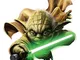 Star Cutouts Ltd WA010 Cardboard Poster Official Star Wars Yoda Wall Art, Multicolore