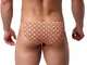 Slip da uomo sportivo traspirante in cotone, a vita bassa, design ciclismo, corsa, vita el...