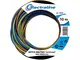 Electraline 25139 Cavo Unipolare N07V-K, Sezione 1x1.5 mm, 10 mt, Marrone/Blu/Verde/Giallo