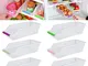 Contenitori, JRing 6 pezzi Contenitori per Alimenti, vaschette salvaspazio per frigo / fre...