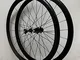 DL 40 MM Set Ruote da Corsa per Bici 700C Ruota in Lega Set Ruote del Freno a Disco Anteri...