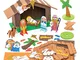 Baker Ross Kit in Gommapiuma Ar779 Presepe con Stalla (Confezione da 2)- Creativi Articoli...