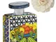 Maroc & Roll - Sicily Bottiglia Mini DIFFUSORE Profumo Ambiente in Porcellana con Fiore di...