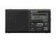 Sony Xdr-P1Dbp - Radio Portatile Fm/Dab/Dab+, Nero