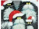 XXSCZ Gatto di Natale Pittura Fai-da-Te con Kit di Numeri Animali Pittura acrilica su Tela...