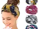 Kavya Fasce Per Capelli Donna, 4 Pezzi Fascia Per Capelli Donna Cotone Boho Annodato Fasce...