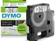 Dymo D1 Etichette Autoadesive per Stampanti LabelManager, Rotolo da 12 mm x 7 m, Stampa Ne...