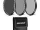 Neewer® 77 mm ND Filter Set (ND2 ND4 ND8) per Canon EF 24-105 mm f/4 L IS USM Zoom Obietti...