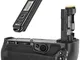 Impugnatura batteria grip compatibile con Canon 5D Mark 4 ricambio per BG-E20 + telecomand...