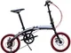 GHGJU Bike Bici Pieghevole Alluminio della Bici dei Capretti da 16 Pollici Bici Ultra-Legg...
