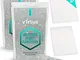 v1rtus Silver Glitter Paint Additivo [200g] Nuova tecnologia 2020, 2 x tamponi di finitura...