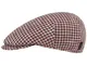 Borsalino Coppola Houndstooth Summer Uomo - Made in Italy Cappello Piatto con Visiera, Vis...