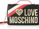 Love Moschino Jc4285pp0a, Borsa a Tracolla Donna, Nero (Black), 12x23x33 cm (W x H x L)