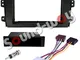 Sound Way Kit Montaggio Autoradio, Mascherina 2 DIN, Adattatore Connettore ISO, Adattatore...