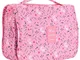 Freelynn Beauty Case da Viaggio Borsa da Toilette Bagno da Appendere Donna Uomo per Cosmet...