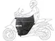 OJ FL-05 Coprigambe Specifico per Kymco People S 250/300, Nero