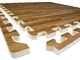 tatami parquet materassina incastro pavimentazione anti trauma yoga pilates fitness sala g...