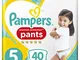 Pampers Premium Protection Pants, Misura 5, (12-17 kg), confezione da (2 X 40 pezzi)