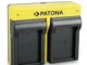 PATONA Caricabatterie doppio per LP-E12 Batterie compatibile con Canon EOS 100D, EOS M, M2...