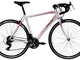 giordanoshop Bicicletta Ibrida da Uomo 28" 21V H55 Denver Corsa Bianca