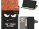 Asus Zenfone Max Pro (M2) Cover,HHDY Flip Wallet Case PU Pelle con Carte Slot Credito Port...