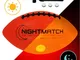 NIGHTMATCH Pallone da Football Americano Che Si Illumina incl. Una Pompa per gonfiare Il P...