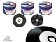 150 CD VINTAGE LOOK"VINYL" (PRINTABLE) Ink-jet [Stampabili] Inkjet - Acustic Sound by Medi...