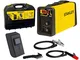 Stanley 460100 Saldatrice 230 volt con accessori e inverter, Giallo