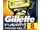 Gillette Fusion ProShield Lame di Ricambio per Rasoio da Uomo, 8 Testine