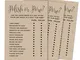 Inkdotpot Kraft Addio al Nubilato Rustico Bridal Collection Doccia Smalto O Carte da Gioco...