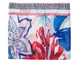 Desigual Foulard_blue Flower Sciarpa, Multicolor (Blue flower - Blue), Unica (Taglia Produ...