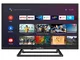 SMART TECH Tv LED 24 pollici HD Android 9.0, Quad Core, 1G/8G, DVB-T2/C/S2, H.265, HDR 10,...