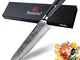 Sunnecko Coltello da Cuoco 8 Pollici Coltello da Cucina Professionale 20cm Coltello da Tag...