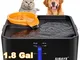 SIBAYS 235oz/7L/1.8GAL Fontana per Cani Grandi,Fontana d'Acqua per Animali Domestici,Gatti...