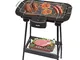 Potente Grill BBQ Elettrico Senza Fumo con Piedistallo e Termostato regolabile da 2000W –...