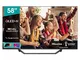 Hisense 58" QLED 4K 2021 58A78GQ, Quantum Dot, Smart TV VIDAA 5.0, HDR Dolby Vision, Audio...