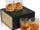 KANARS Bicchieri da Whisky, Bicchiere da Cocktail Cristallo per Bourbon, Scotch, Cognac, M...