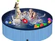 Piscina per cani 160 x 30, pieghevole per cani di grossa taglia, piscina per cani in plast...