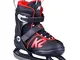 K2 Joker Ice (Boy), Pattini da Ghiaccio. Bambino, Nero-Rosso, EU: 35-40 (UK: 3-7 / US: 4-8...