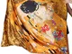 prettystern Donna Stole di Seta 100cm XL Foulard di Seta Quadrato Con Pittura Arte Nouveau...