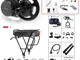 Kit di conversione bici elettrica per motore BBS01B 36V 250W a uso gratuito con display LC...