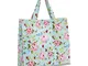 Cooksmart - Borsa in Tela con Motivo Floreale Vintage, Multicolore, Piccola