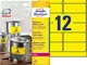 Avery Italia L6107-20 Etichette Ultraresistenti in Poliestere, 12 Etichette per Foglio, 20...