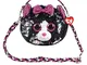 Ty TY95120 - Borsa a Tracolla in Peluche con Paillettes, 20 cm, Motivo: Gatto, Multicolore