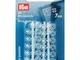 Prym 347155 a Pressione in plastica Trasparente 7 mm-24-2 x 1 x 1 cm plastica Bianco