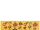 Laroom 13594 – Tappeto Cucina Gelatine, Colore: Giallo