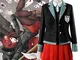 GGOODD Danganronpa v3: Kill Harmony Yumeno Himiko Costume Cosplay Donna Nero Top con Gonna...